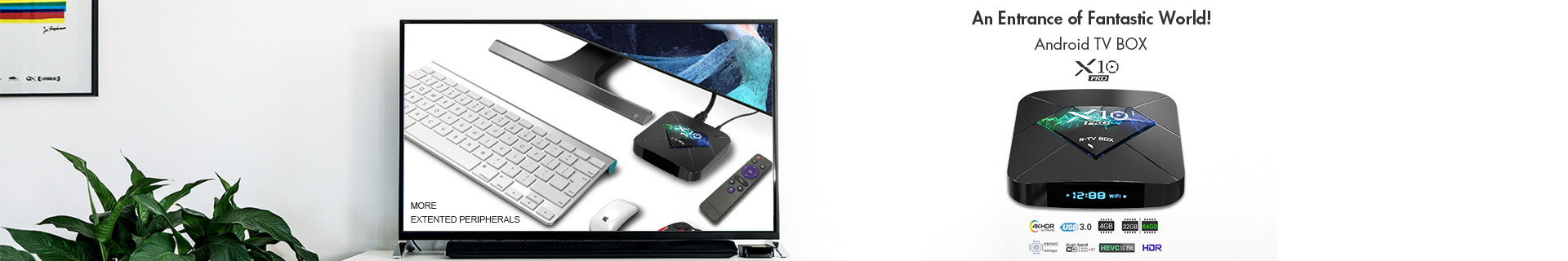 x10 4K Android TV Box