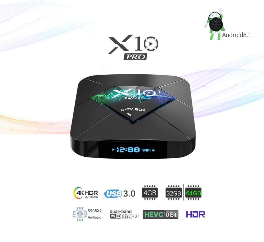 R-TV BOX X10 PRO-S905X2