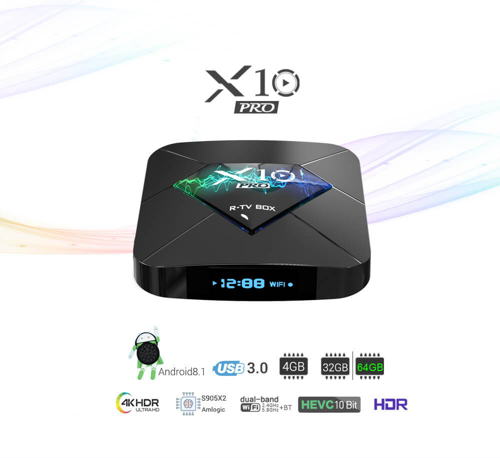 R-TV BOX X10 PRO-S905X2