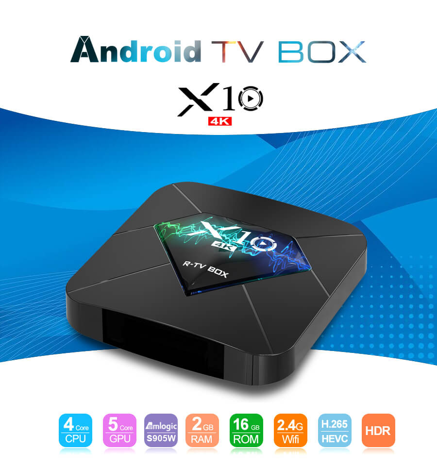 R-TV BOX X10 -S905W