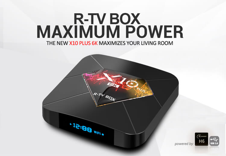 R-TV BOX X10 PLUS-Alwinner H6-4G32G