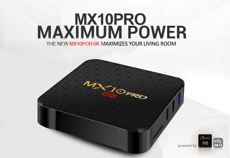 R-TV BOX MX10 PRO Android TV Box