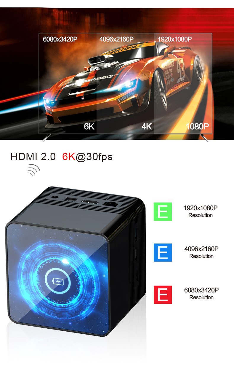 Omikai K1 New TV BOX Allwinner Android 10 os BT 5.0 Wireless charging