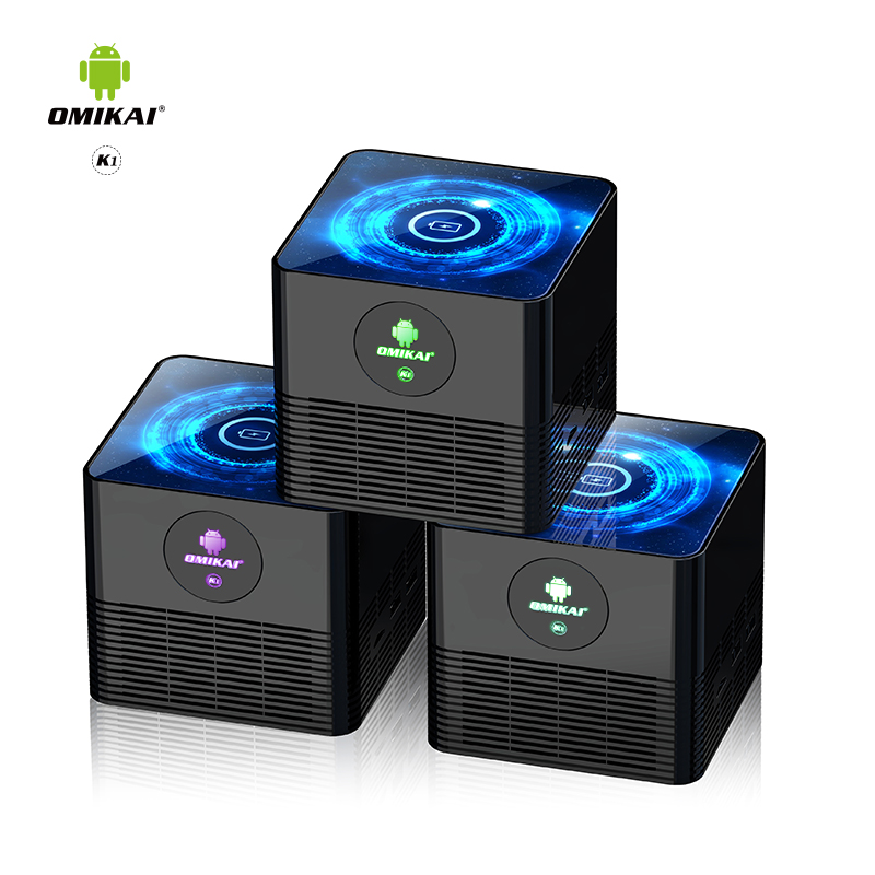 Omikai K1 New TV BOX Allwinner Android 10 os BT 5.0 Wireless charging